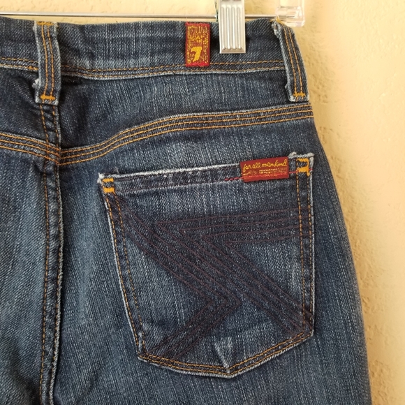 7 for all mankind 7FAM flynt bootcut jeans midrise - Picture 5 of 8
